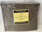 Martex Luxor Pc. Twin Sheet Set Xtra Deep 300 Tc 100% Egyptian Cotton Java New. Fixed Price $25.25.