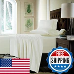 Tribeca Living King Bed Set Soft Cotton Sateen Solid And. Fixed Price $147.78.