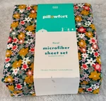 Pillowfort Microfiber Floral Sheet Set, Twin, Nwt. Fixed Price $14.99.