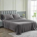 Pure Bedding Queen Set 6-PIECE, Heather Dark Grey Hote.... Fixed Price $36.77.