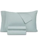 Everyday Home By Trident 300 Thread Count Organic Cotton King Sheet Set Aqua Nwt. Fixed Price $48.00.