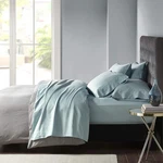 Madison Park 800-THREAD Count Cozy Queen Cotton Blend 6-PIECE Sheet Set Aqua. Fixed Price $90.00.