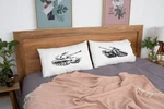 Tanks Cotton Pillowfight Case Set Army Battle Boys Room Bedding Decor. Fixed Price $40.49.