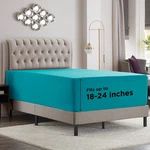 Empyrean Teal Blue Extra Deep Pocket Fitted Sheet Queen, Hotel Luxury. Fixed Price $28.71.