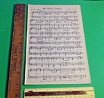 University Of "mighty Vintage Original 1931 College Song Sheet. Fixed Price $15.00.