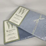 Wamsutta Bayport/ Oxford Stripe Supercale Plus Twin Flat& Fitted Sheet Set. Fixed Price $35.20.