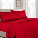 600 Thread Count Solid Sheet Combed Cotton Set- Deep Pocket. Fixed Price $84.99.