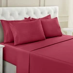 1800 Series 6-PIECE Bed Set Soft Deep Pocket Twin King Queen Full. Fixed Price $22.25.