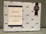 Tommy Hilfiger Polar Bear Flannel Twin Sheet Set Red Scarf Blue White Stripe New. Fixed Price $57.00.