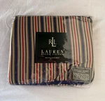 Ralph Lauren Chadwick Ocean Wash Stripes Full Flat Sheet Cotton Italy. Fixed Price $75.00.
