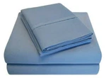 Luxor Impressions Rayon From Bamboo Sheet Set 300 Tc Full Medium Blue**new**. Fixed Price $59.99.