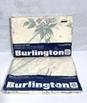 Vintage Mcm Burlington Sonia Floral Sheet Set Fitted & Flat No Iron Percale New. Fixed Price $39.00.