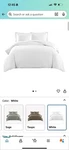 Royal Tradition By Egyptian Linen Duvet F/queen. Fixed Price $55.00.