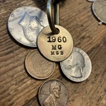 1960 Mgb Brass Key Fob British Racing. Fixed Price $15.95.