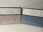 Vtg Cannon Royal Touch Queen Flat Sheet Lot Of Blue/pink 230 Thread Count New. Fixed Price $25.00.