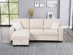 Pacific Beige Reversible Sectional With Pull-out Bed. Fixed Price $695.00.