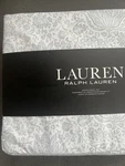Ralph Lauren Queen Sheet Set Floral Blue Green Cottage White Cotton New. Fixed Price $99.95.