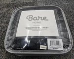 Bare Home 10 Lbs 40" X 60" Weighted Blanket, Cotton Machine Wash Rn 140954. Fixed Price $49.99.