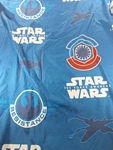 Star Wars The Force Awakens Twin Flat Sheet Lucasfilm Blue Resistance. Fixed Price $8.49.