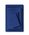 Microfiber Solid Sheet Set Queen Sapphire Blue Navy Room Essentials Okeo-tex. Fixed Price $24.99.