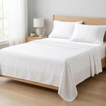 Beckham Hotel Collection Sheets Set King Size, 100% Cotton Sateen Fabric, Sil.... Fixed Price $188.26.