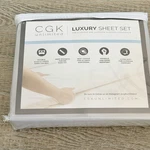 Cgk Unlimited Luxury Sheet Set Size Full Bed Brown 4PC Gray Ultra Soft New. Fixed Price $25.95.