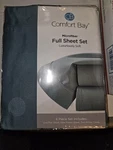 Comfort Bay Microfiber, Luxuriously Soft 4PC Full Sheet Set New Green. Fixed Price $9.49.