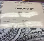 Southshore RN138098 Pc Comforter Black/white Full/queen COMF/2 Shams. Fixed Price $39.99.