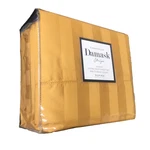 New Saffron-colored Charter Club Damask Stripe 550 Tc Queen Extra Deep Sheet Set. Fixed Price $219.97.