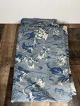 Rare Donovan By Ralph Lauren-full Flat Sheet-vintage Blue & White-fabric. Fixed Price $85.00.