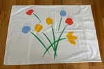 Vintage 1970S Marimekko Dan River Flowers Pillowcase Tulips Mod 20X29. Fixed Price $15.25.