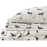 Comfort Spaces Full Size Cotton Flannel Sheets Set Ultra Soft Warm Black Dog Pri. Fixed Price $70.04.