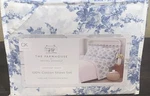 The Farmhouse Rachel Ashwell Shabby Chic Blue Roses Floral Cal King Sheet Set. Fixed Price $75.99.