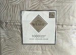 Art Of Weave Feather 1000 Tc Cotton Sateen Blend Queen Size Sheet Set $180. Fixed Price $49.00.