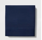 Pillowfort Full Marine Blue Solid Microfiber Flat Sheet. Fixed Price $13.49.