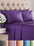 6 Piece Set Hotel Luxury Soft & Wrinkle Free King Bed By Cgk Linens. Fixed Price $21.95.