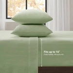 4 Piece Micro Fleece Deep Pocket Printed Sheet Set Twin Queen Full King Size Bed. Fixed Price $49.99.
