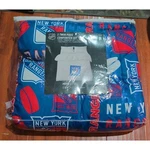 Foco New York Rangers Nhl Twin 5PC Bed Bag Comforter Sheet Set Hockey. Fixed Price $46.95.