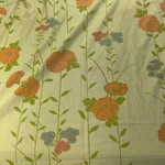 Vtg 1974 Martex Floating Garden Twin Fitted Sheet Percale Hanae Mori. Fixed Price $23.96.