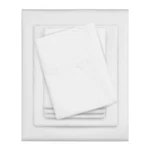 Serta 6-PIECE 800 Thread Count Bright White Cotton Rich Adult Bed Sheet Set. Fixed Price $77.96.