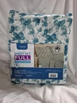 Interiors By Design Teal Floral Full Sheet Set Silky Soft 4 Piece New Easy Care. Fixed Price $12.69.
