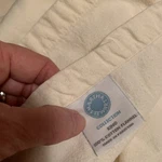 2PC Martha Stewart Cal King Flannel Fitted / Flat Ivory Cream Sheets. Fixed Price $35.99.