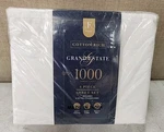 New Grand Estate Hotel 1000 Thread Count 6 Piece Sheet Set Full White. Fixed Price $36.00.