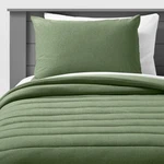 Twin Channel Jersey Comforter Set Green - Pillowfort. Fixed Price $17.99.