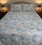 Rachel Ashwell The Farmhouse Queen Comforter & Shams Set Shabby Blue Rose Floral. Fixed Price $99.99.