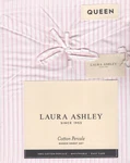 Laura Ashley Queen Sheet Set Jaynie Ticking Stripe Pink 4PC Cottage Farmhouse. Fixed Price $82.99.