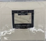 Amy Miller Home 4 Piece Sheet Set-queen Ivory New. Fixed Price $19.99.