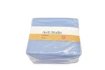 Arch Studio King Sheet Set Blue Solid 100% Cotton 250TC Deep Fitted Modern. Fixed Price $99.99.