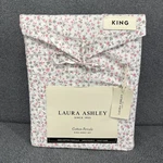 Laura Ashley King Sheet Set Sweetest Vine Pink 4PC Cottage Farmhouse Shabby. Fixed Price $98.99.