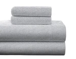 Pointehaven Heavy Weight Flannel Sheet Set, Twin, Heather Gray - Warm & Cozy .... Fixed Price $52.30.